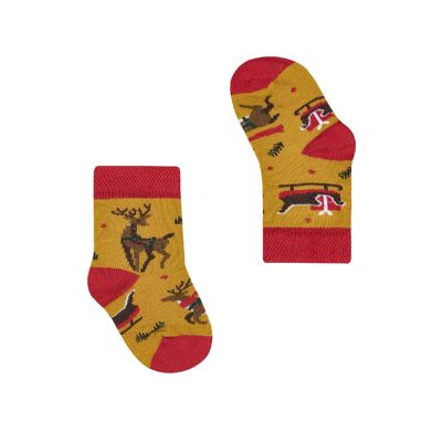 Weihnachts-Rentier-Socken für Kinder