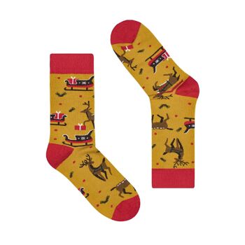 Chaussettes Rennes de Noël 1