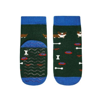 Non Slip Corgi Dogs Socks for Kids