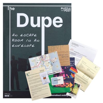 Une salle d'évasion dans une enveloppe : The Dupe