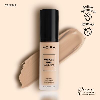 Complete wear 200 foundation (200, bisque)