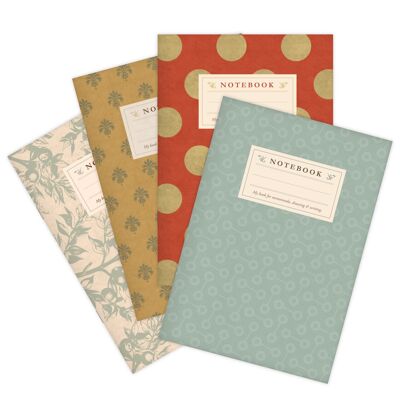 Set of 4 sample notebooks