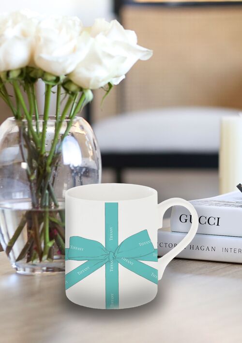 Fashion Bows- Tiffany Fine Bone China Mug