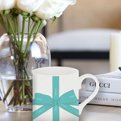 Fashion Bows- Tiffany Fine Bone China Mug