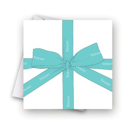Fashion Bows-Tiffany-Grußkarte