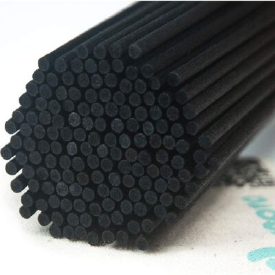 Fibre Reeds Black 3mm by 250mm - 10