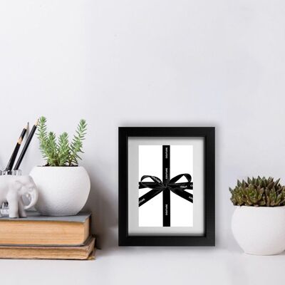 Fashion Bows- Couture Framed Print