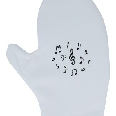 Microfiber glove mix of notes