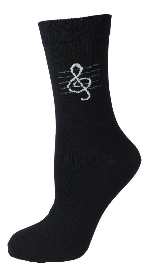 Musik-Socken Violinschlüssel