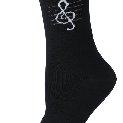 Musik-Socken Violinschlüssel