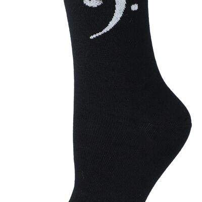 Music Socks Bass Clef