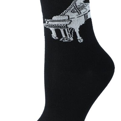 Music socks grand piano