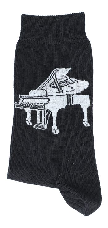 Chaussettes de musique piano à queue 2