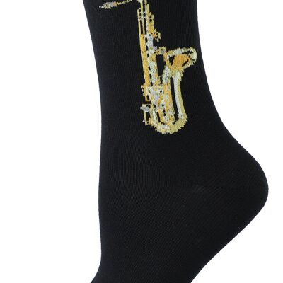Music Socks Saxophone