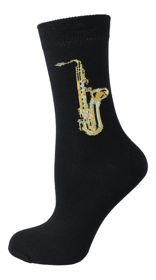 Musik-Socken Saxophon