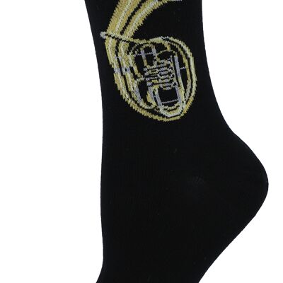 Music socks tenor horn, brass band music