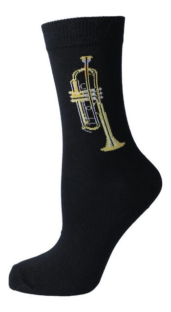 Chaussettes de musique trompette, fanfare 1