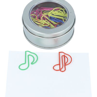 Metal Sheet Music and Instrument Paperclips (Box of 25)