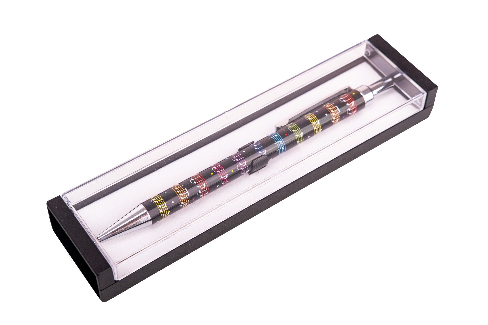 Stylo à bille design musical dans une boîte cadeau