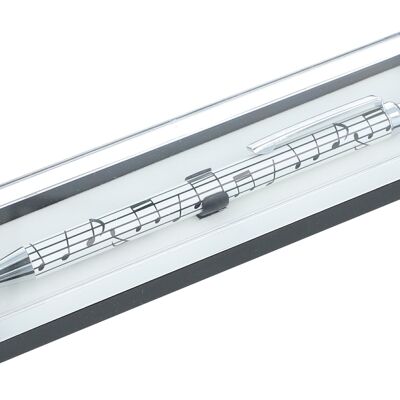 Stylo à bille design musical dans une boîte cadeau