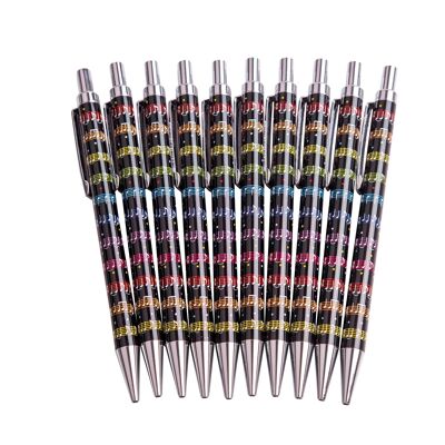 Bolígrafos Metálicos Tema Musical (Pack de 10)
