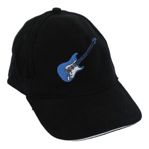 Casquette de baseball avec instruments brodés, noir, coton