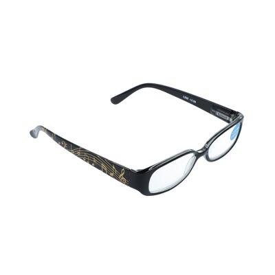 Music themed reading glasses with staves and notes