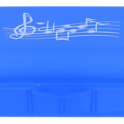 musical click box with staff line, lunch box