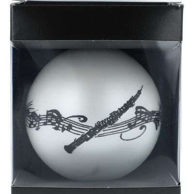 musical Christmas ball in the gift box