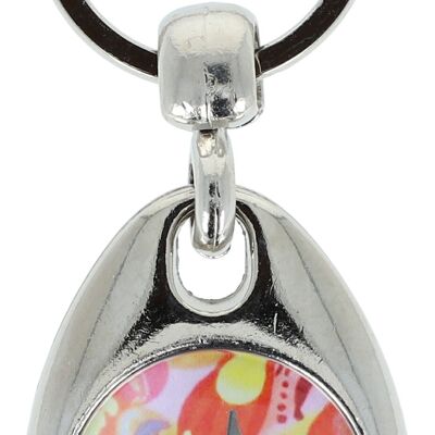 colorful keychains with instruments and musical motifs (double-sided)