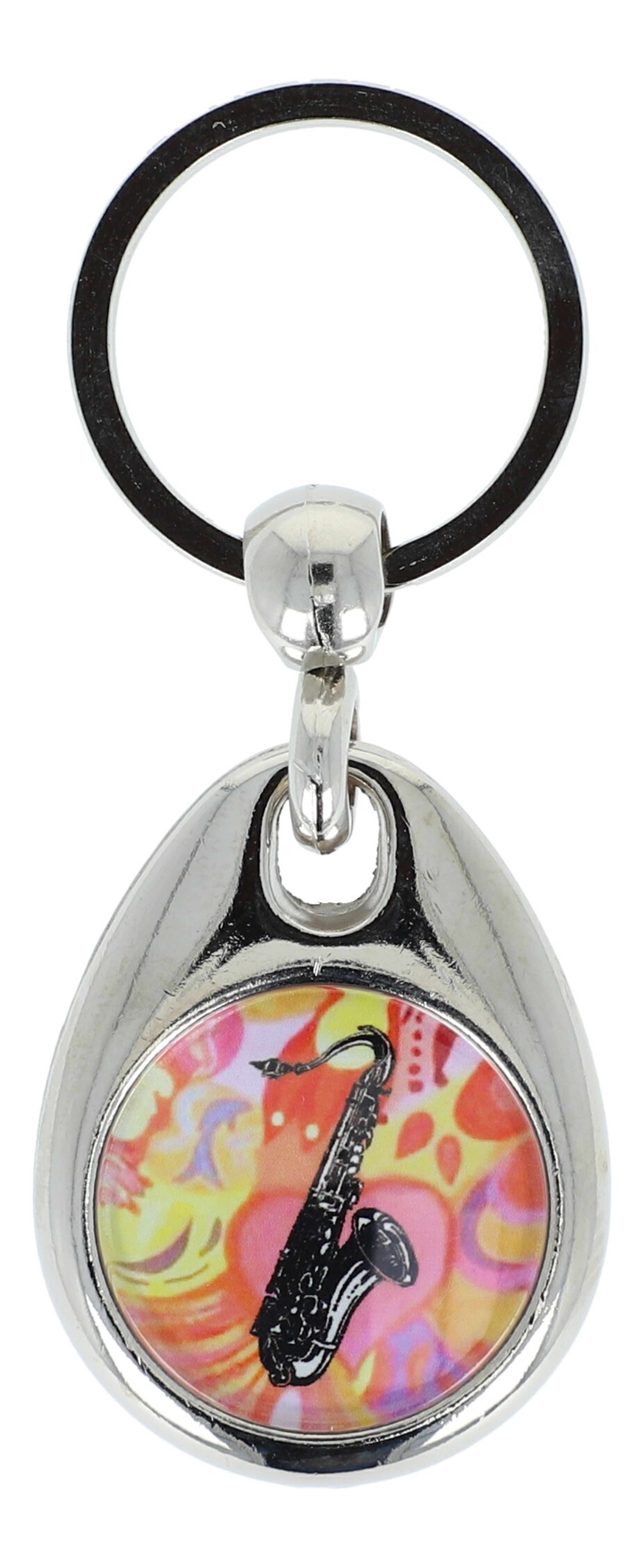 wholesale musical and colorful keychains motifs (double-sided) with instruments Buy