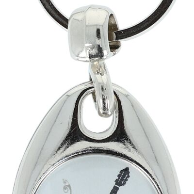 Key ring with musical motifs (single-sided)