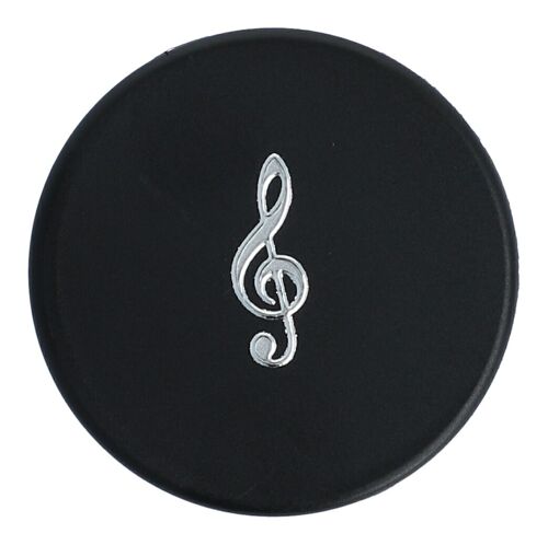 Magnete mit Instrumenten und Musik-Motiven, schwarz/silber