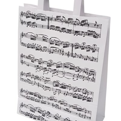 sacs en papier blanc avec douves, 20 pièces