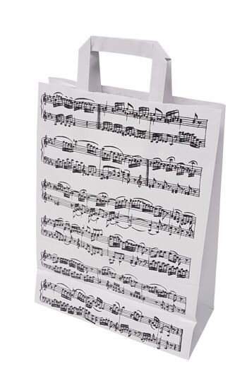 sacs en papier blanc avec douves, 20 pièces 1