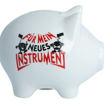 Ceramic money box "For my new instrument"