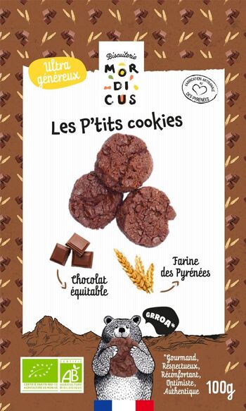 GAMME BIO - BISCUITS SUCRÉS - Cookie tout choco « The decadent » - SACHET STAND UP 2