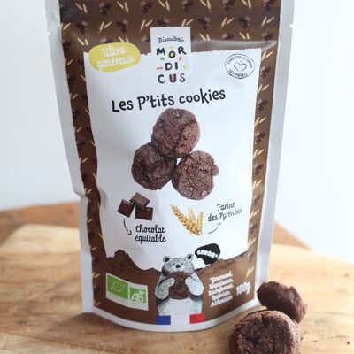 GAMME BIO - BISCUITS SUCRÉS - Cookie tout choco « The decadent » - SACHET STAND UP