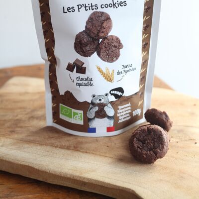 GAMME BIO - BISCUITS SUCRÉS - Cookie tout choco « The decadent » - SACHET STAND UP