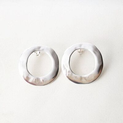 April 107 Earring Plated-In Silver 925-Stud