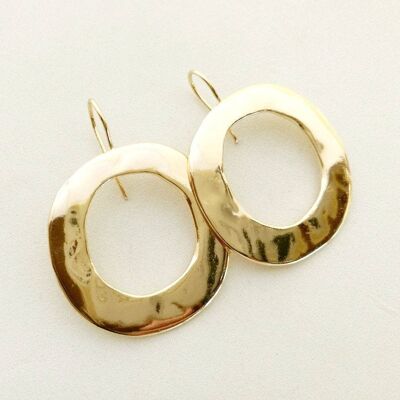 Abril 107 Earring Plated-In 18K Gold-Fishhook
