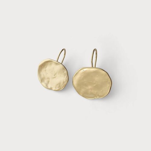Abril 113 Earring Plated-In 18K Gold-Fishhook
