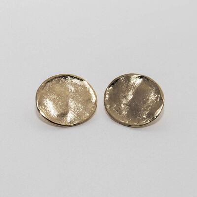 April 2 Earring Plated-In 18K Gold-Stud