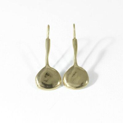 Candela 37 Earring Plated-Gold-Fish hook