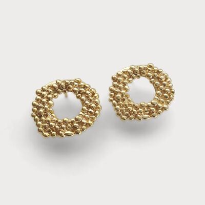 Candela 819 Earring Plated-Gold-Stud