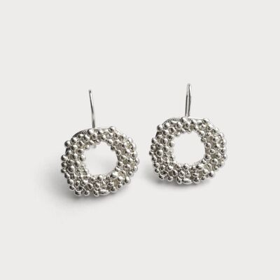 Candela 819 Earring Plated-Silver-Fishhook