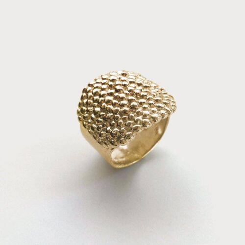 Candela 854 Ring-925 Solid Sterling Silver-Gold