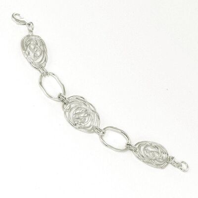 Bracciale Candela F3 Placcato-Argento-