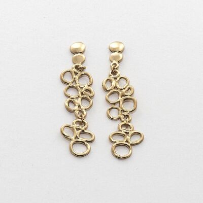 Clara 2 Earring Plated-Gold-