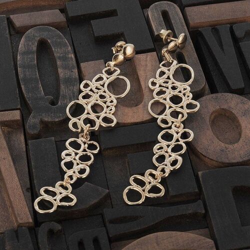 Clara 3 Earring Plated-Gold-